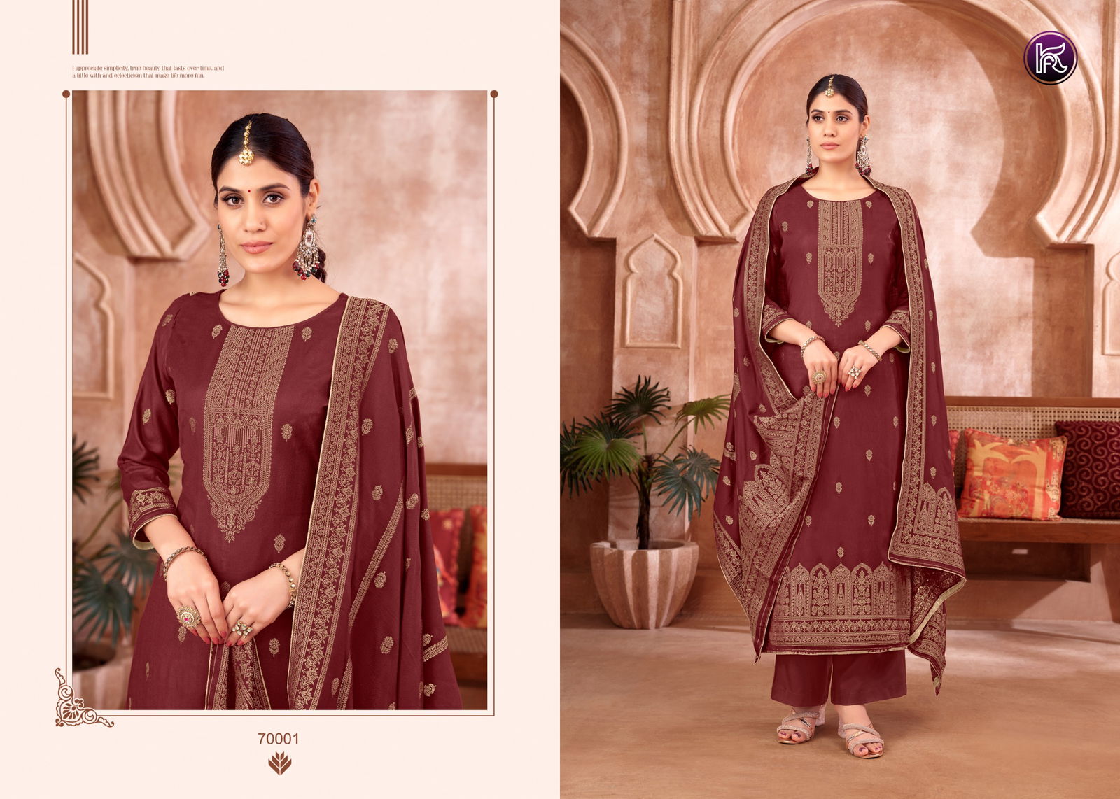 Surbhi By Kala Pashmina Jacquard Salwar Suits Wholesale Price In Surat